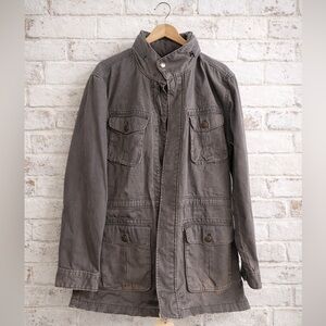 Military Field Utility Canvas Coat Jacket men’s Classic Vintage Quiet Luxury